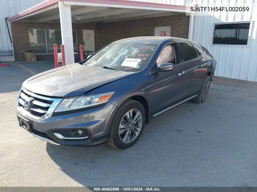 2015 Honda Crosstour Ex-L V6 VIN: 5J6TF1H54FL002059 Lot: 40482596