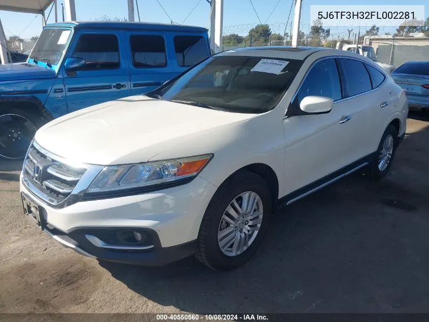 2015 Honda Crosstour Ex VIN: 5J6TF3H32FL002281 Lot: 40550560