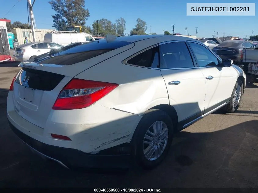 2015 Honda Crosstour Ex VIN: 5J6TF3H32FL002281 Lot: 40550560