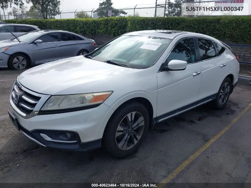 5J6TF1H5XFL000347 2015 Honda Crosstour Ex-L V6