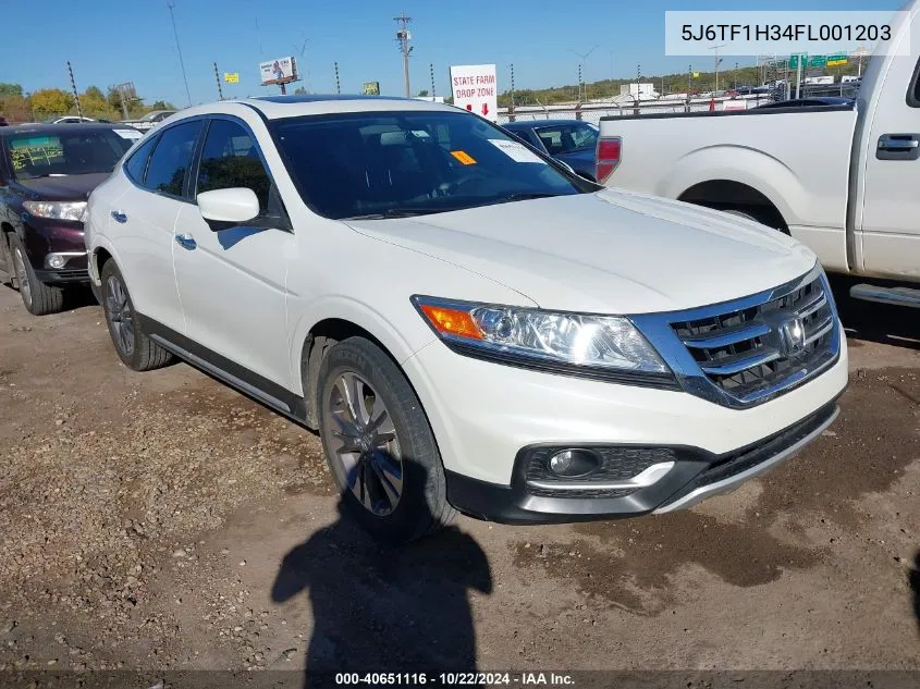 2015 Honda Crosstour Ex V6 VIN: 5J6TF1H34FL001203 Lot: 40651116