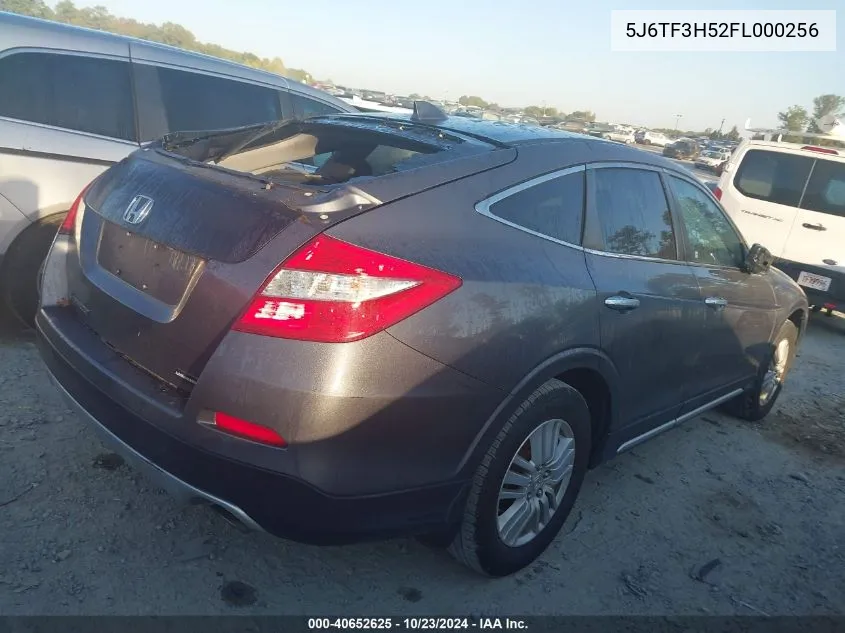 2015 Honda Crosstour Ex-L VIN: 5J6TF3H52FL000256 Lot: 40652625