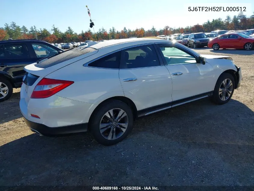 2015 Honda Crosstour Exl VIN: 5J6TF2H52FL000512 Lot: 40689168