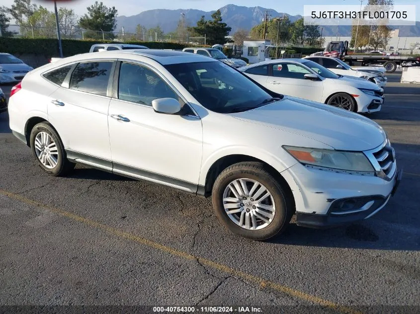 2015 Honda Crosstour Ex VIN: 5J6TF3H31FL001705 Lot: 40754300