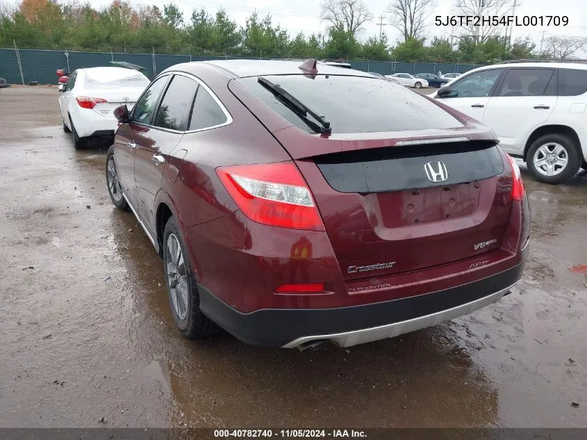 2015 Honda Crosstour Ex-L V6 VIN: 5J6TF2H54FL001709 Lot: 40782740