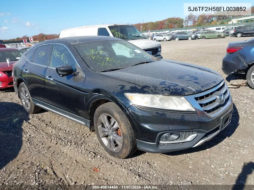 2015 Honda Crosstour Ex-L V6 VIN: 5J6TF2H58FL003852 Lot: 40814458