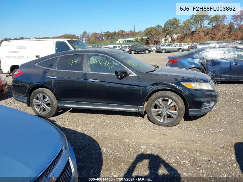 2015 Honda Crosstour Ex-L V6 VIN: 5J6TF2H58FL003852 Lot: 40814458