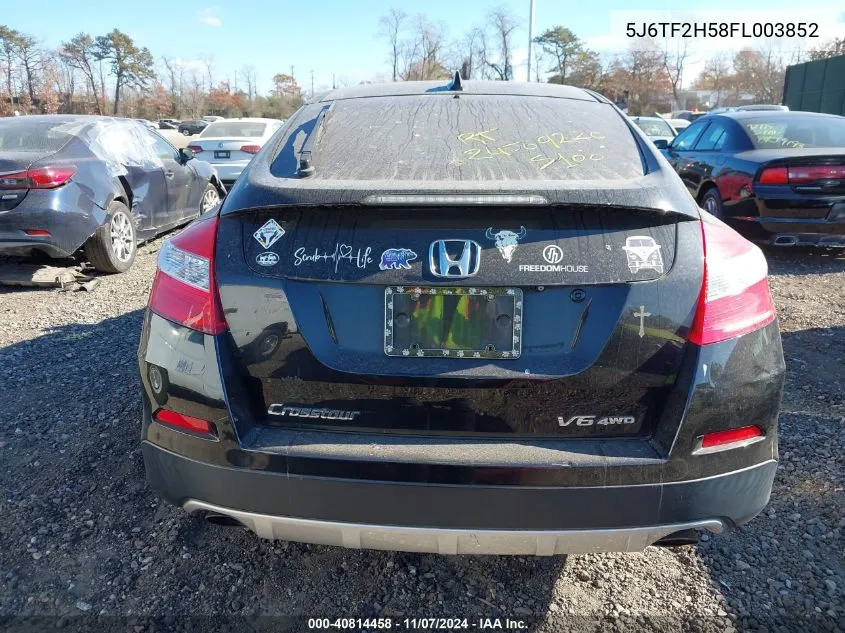 2015 Honda Crosstour Ex-L V6 VIN: 5J6TF2H58FL003852 Lot: 40814458