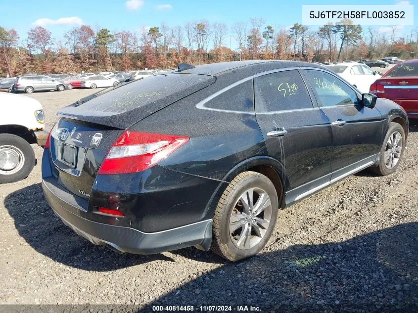 2015 Honda Crosstour Ex-L V6 VIN: 5J6TF2H58FL003852 Lot: 40814458