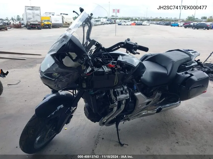 2014 Honda Ctx1300 VIN: JH2SC7417EK000477 Lot: 40813743