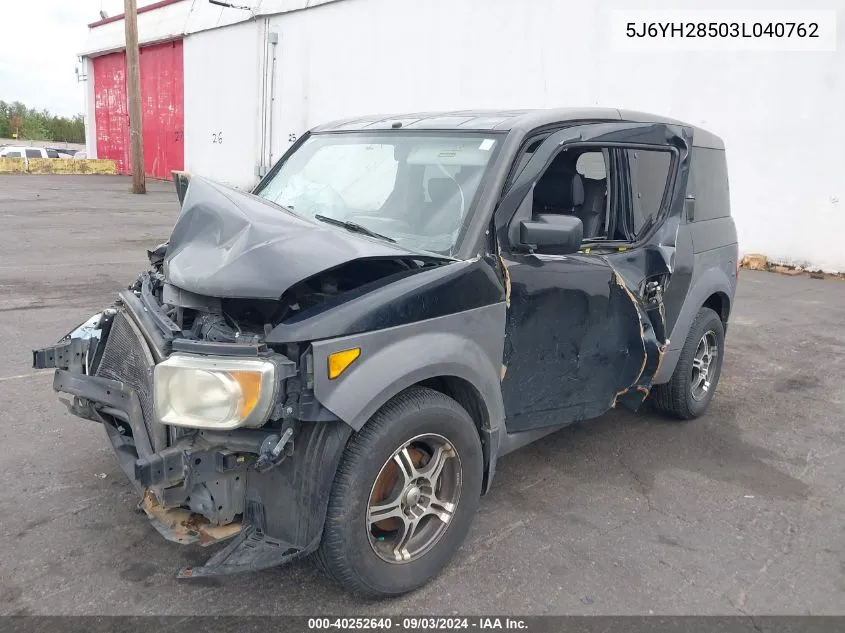 5J6YH28503L040762 2003 Honda Element Ex