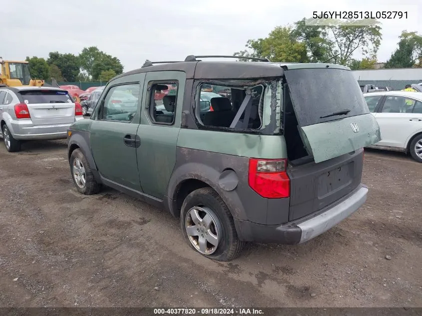 5J6YH28513L052791 2003 Honda Element Ex