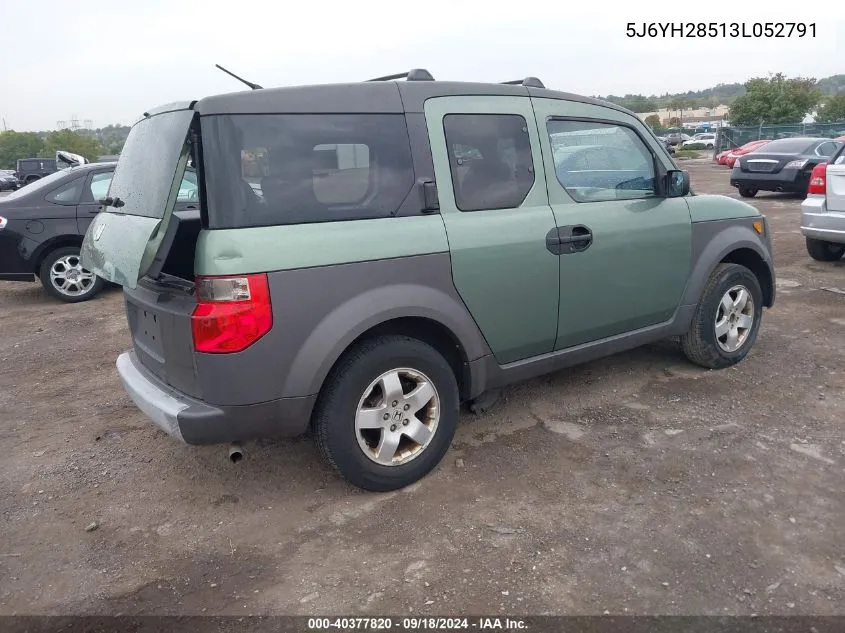 5J6YH28513L052791 2003 Honda Element Ex