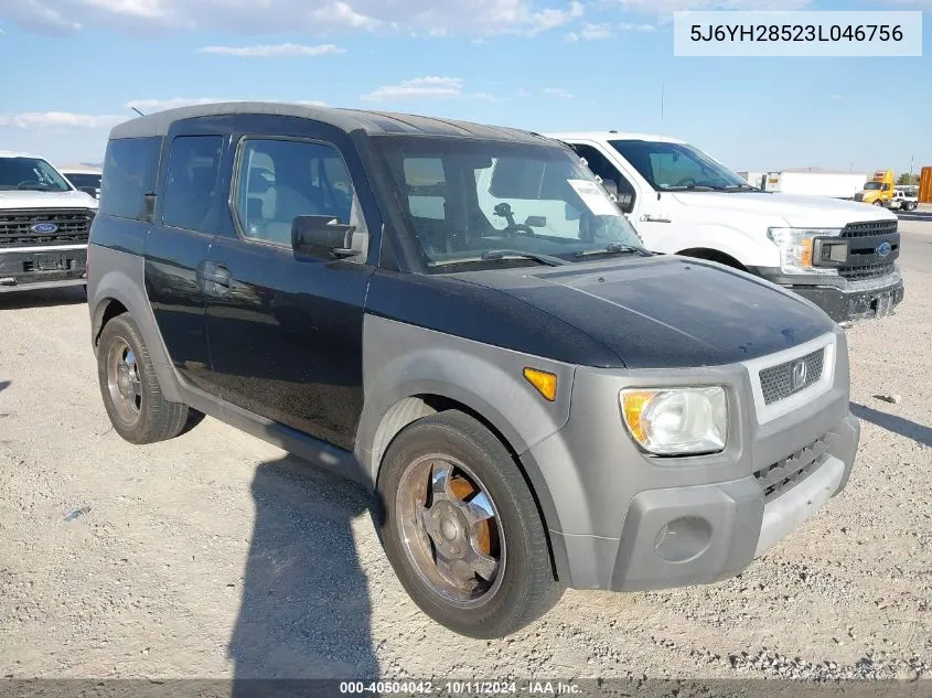 2003 Honda Element Ex VIN: 5J6YH28523L046756 Lot: 40504042