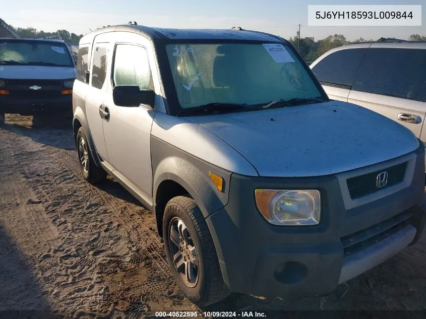 2003 Honda Element Ex VIN: 5J6YH18593L009844 Lot: 40522595