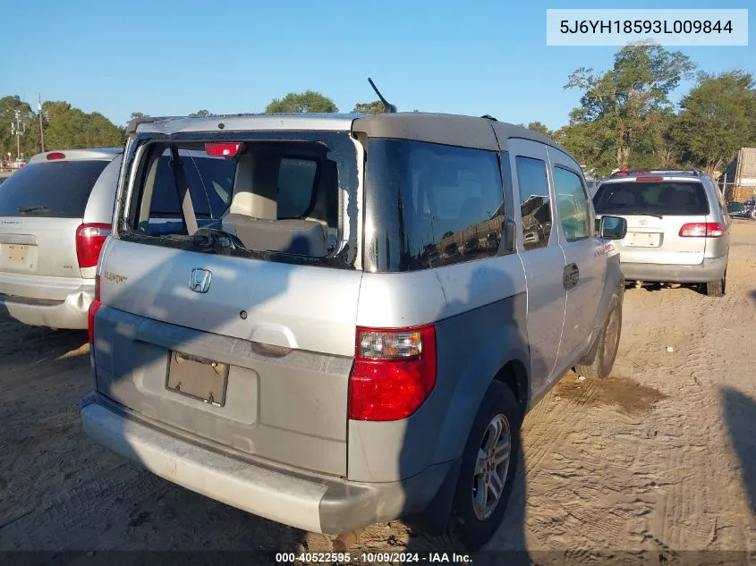 2003 Honda Element Ex VIN: 5J6YH18593L009844 Lot: 40522595