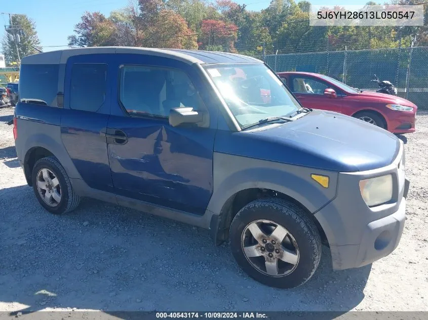 2003 Honda Element Ex VIN: 5J6YH28613L050547 Lot: 40543174