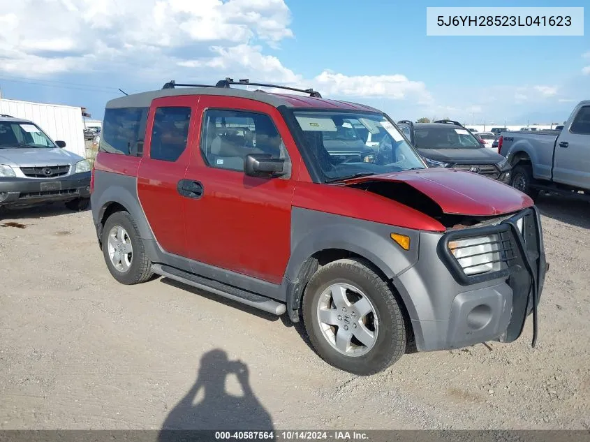 2003 Honda Element Ex VIN: 5J6YH28523L041623 Lot: 40587564