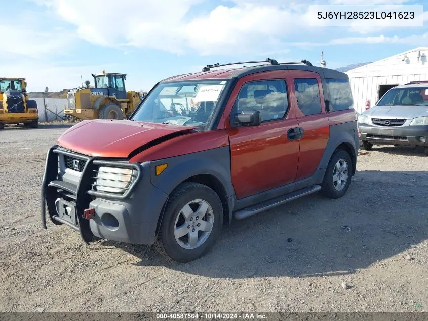 2003 Honda Element Ex VIN: 5J6YH28523L041623 Lot: 40587564