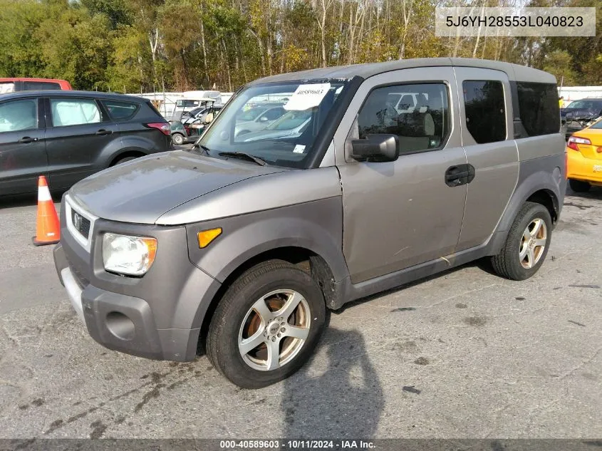 2003 Honda Element Ex VIN: 5J6YH28553L040823 Lot: 40589603