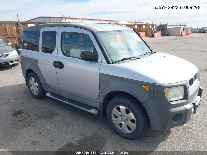 2003 Honda Element Dx VIN: 5J6YH28233L009298 Lot: 40601711