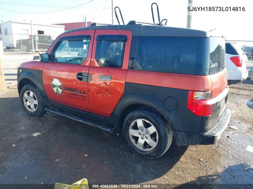 2003 Honda Element Ex VIN: 5J6YH18573L014816 Lot: 40662529