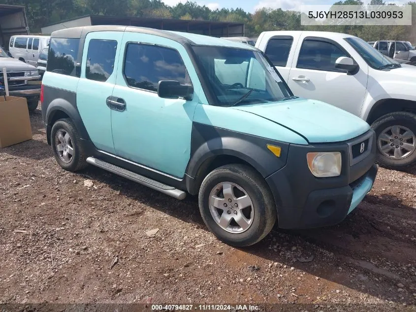 5J6YH28513L030953 2003 Honda Element Ex