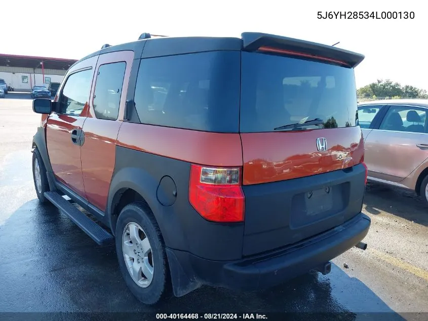 2004 Honda Element Ex VIN: 5J6YH28534L000130 Lot: 40164468