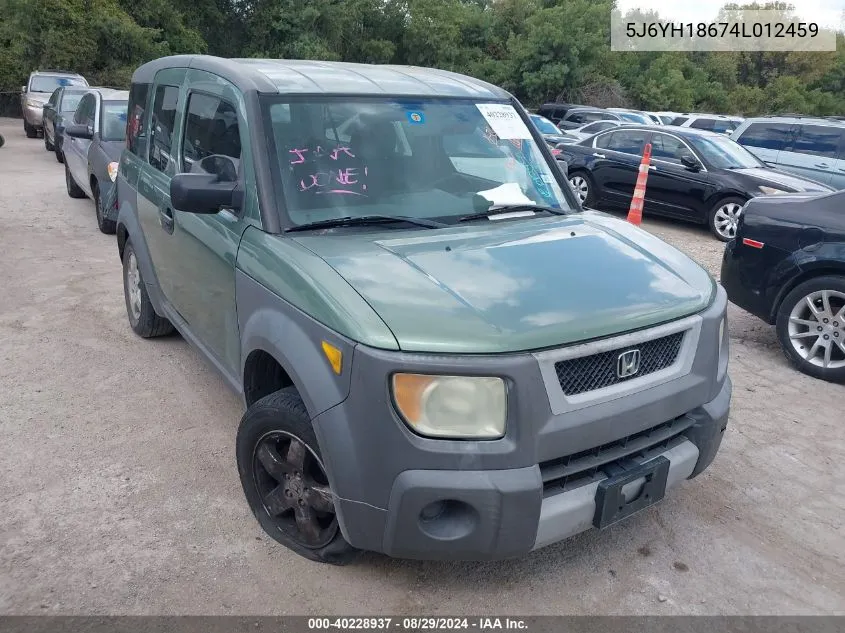 5J6YH18674L012459 2004 Honda Element Ex