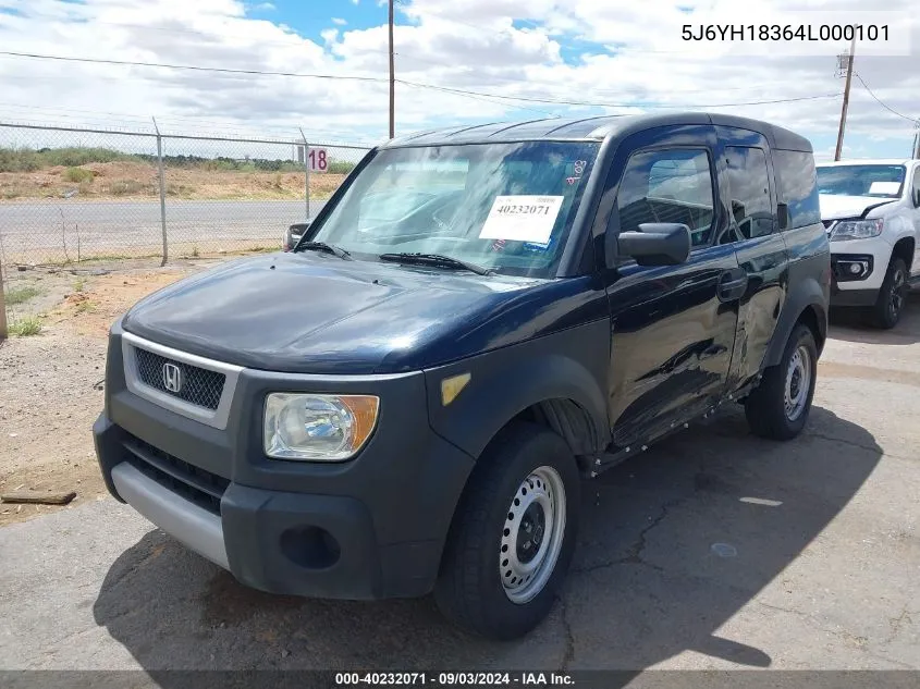 2004 Honda Element Lx VIN: 5J6YH18364L000101 Lot: 40232071