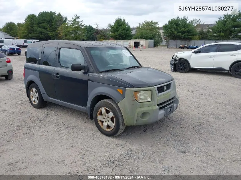 5J6YH28574L030277 2004 Honda Element Ex