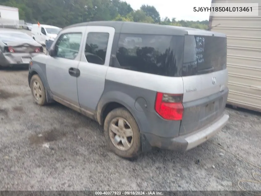 5J6YH18504L013461 2004 Honda Element Ex