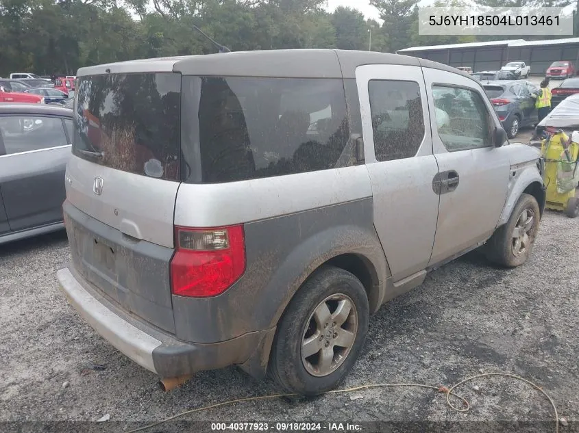 2004 Honda Element Ex VIN: 5J6YH18504L013461 Lot: 40377923