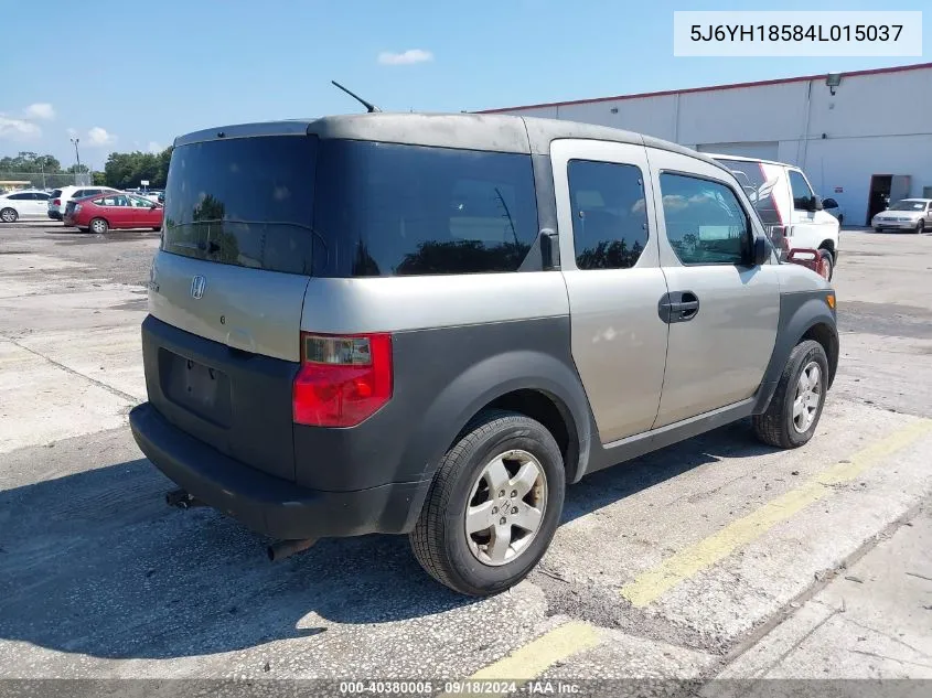 2004 Honda Element Ex VIN: 5J6YH18584L015037 Lot: 40380005