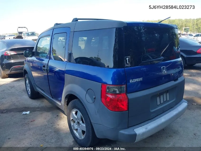 2004 Honda Element Ex VIN: 5J6YH28584L023273 Lot: 40394976