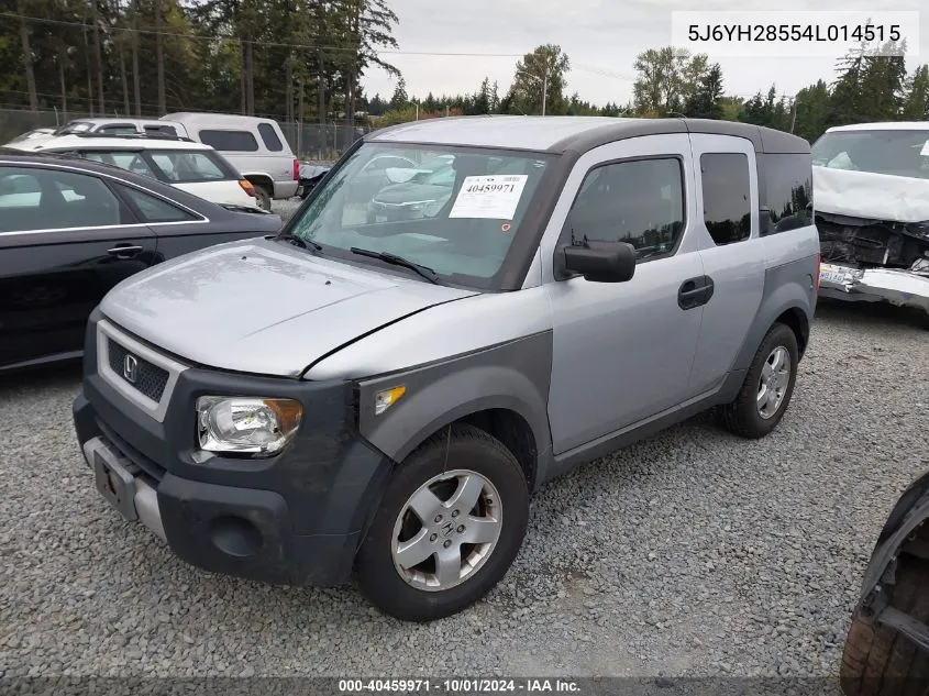 2004 Honda Element Ex VIN: 5J6YH28554L014515 Lot: 40459971