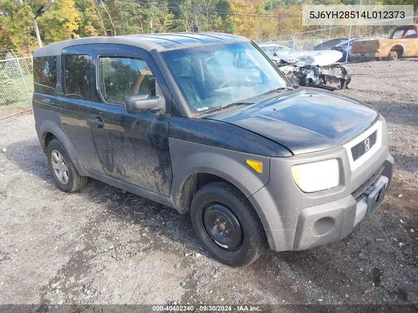 2004 Honda Element Ex VIN: 5J6YH28514L012373 Lot: 40482240