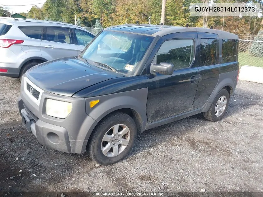 2004 Honda Element Ex VIN: 5J6YH28514L012373 Lot: 40482240