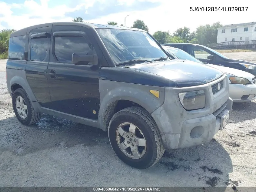 2004 Honda Element Ex VIN: 5J6YH28544L029037 Lot: 40506842