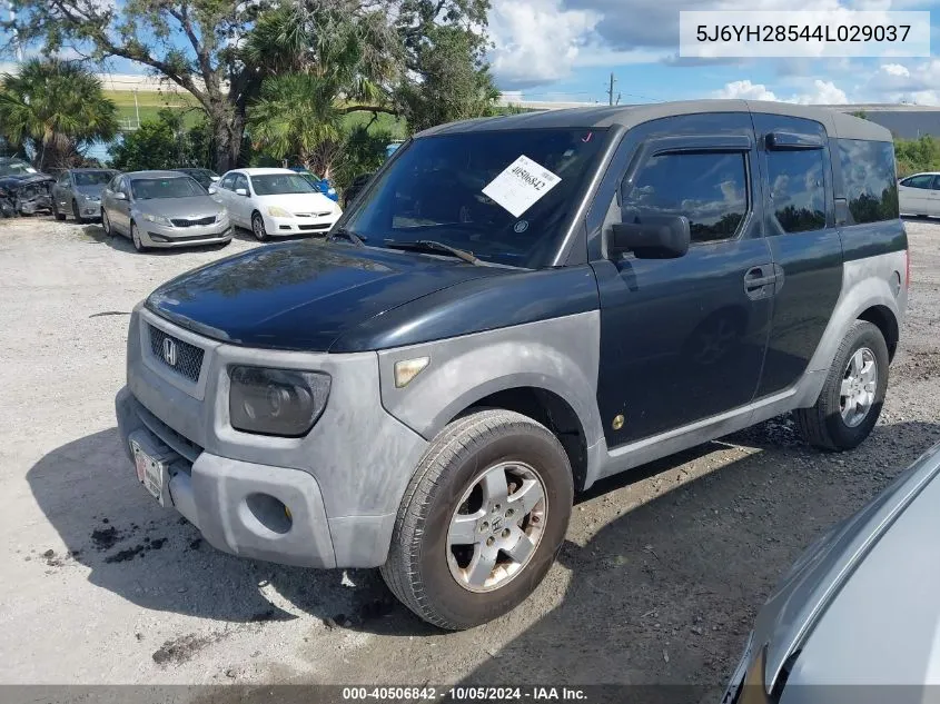 2004 Honda Element Ex VIN: 5J6YH28544L029037 Lot: 40506842