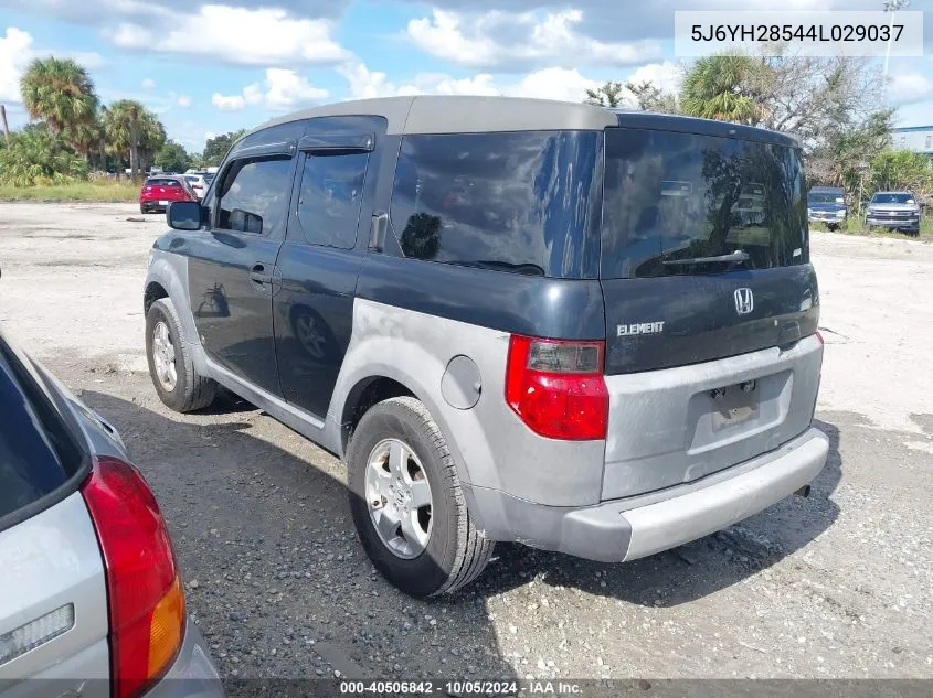 2004 Honda Element Ex VIN: 5J6YH28544L029037 Lot: 40506842