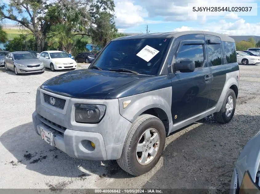 2004 Honda Element Ex VIN: 5J6YH28544L029037 Lot: 40506842