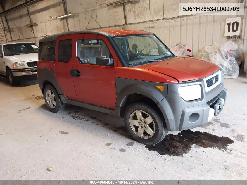 2004 Honda Element Ex VIN: 5J6YH28534L009703 Lot: 40604048