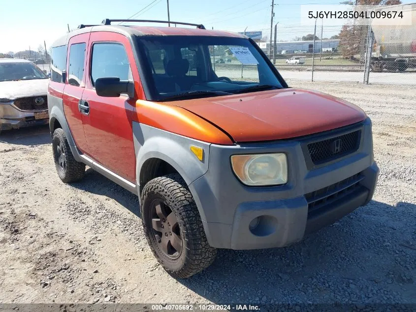 2004 Honda Element Ex VIN: 5J6YH28504L009674 Lot: 40705692