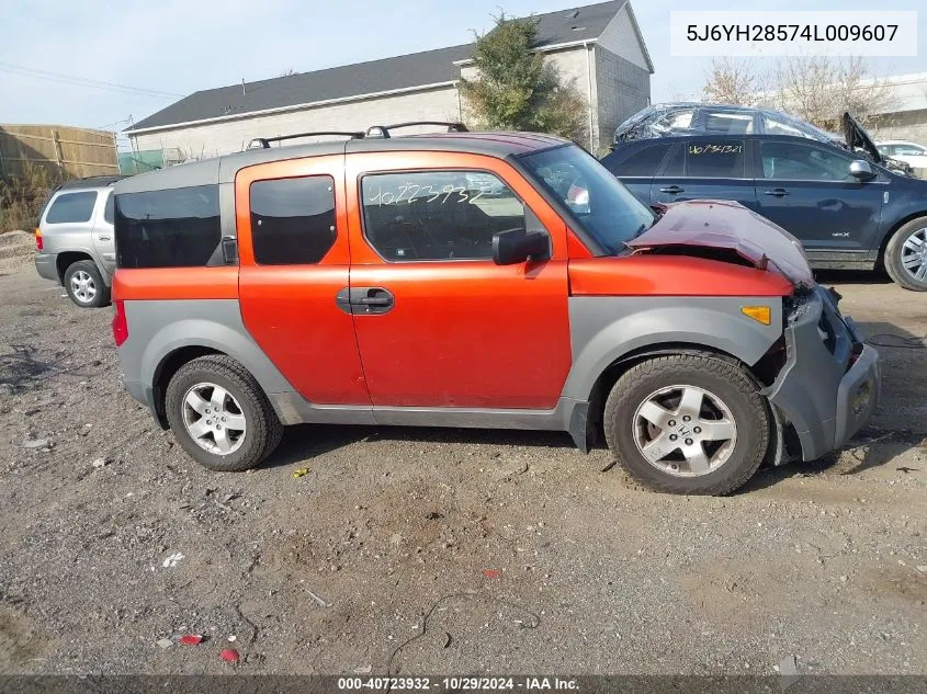 2004 Honda Element Ex VIN: 5J6YH28574L009607 Lot: 40723932