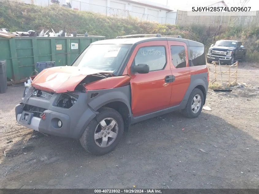 2004 Honda Element Ex VIN: 5J6YH28574L009607 Lot: 40723932