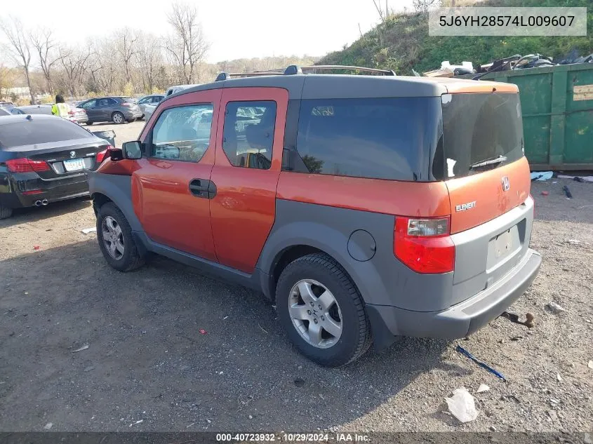 2004 Honda Element Ex VIN: 5J6YH28574L009607 Lot: 40723932