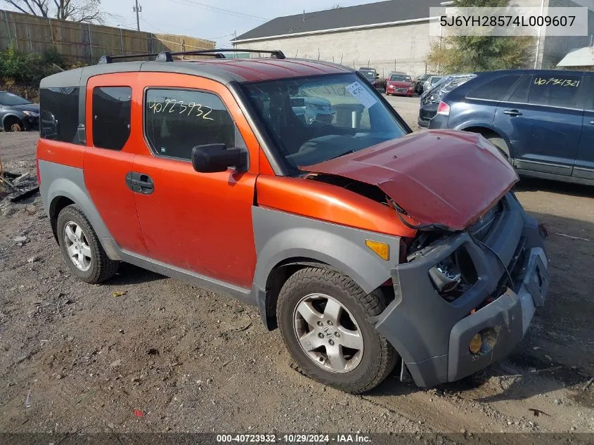 2004 Honda Element Ex VIN: 5J6YH28574L009607 Lot: 40723932