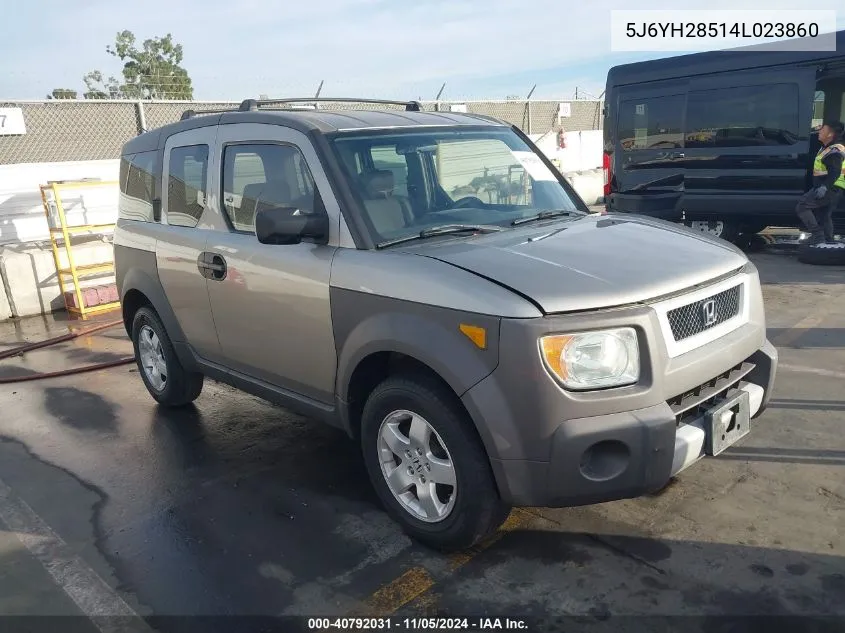 2004 Honda Element Ex VIN: 5J6YH28514L023860 Lot: 40792031