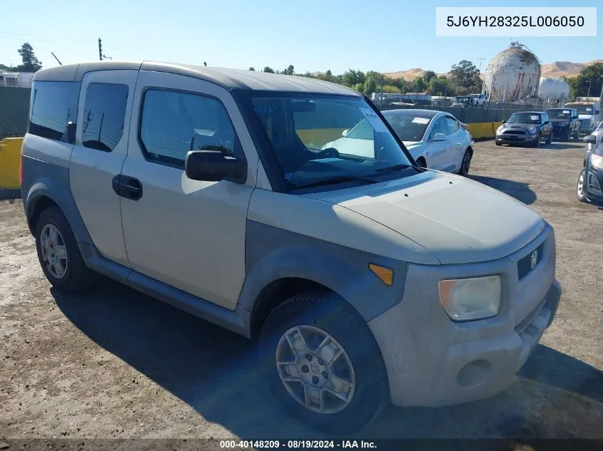 2005 Honda Element Lx VIN: 5J6YH28325L006050 Lot: 40148209